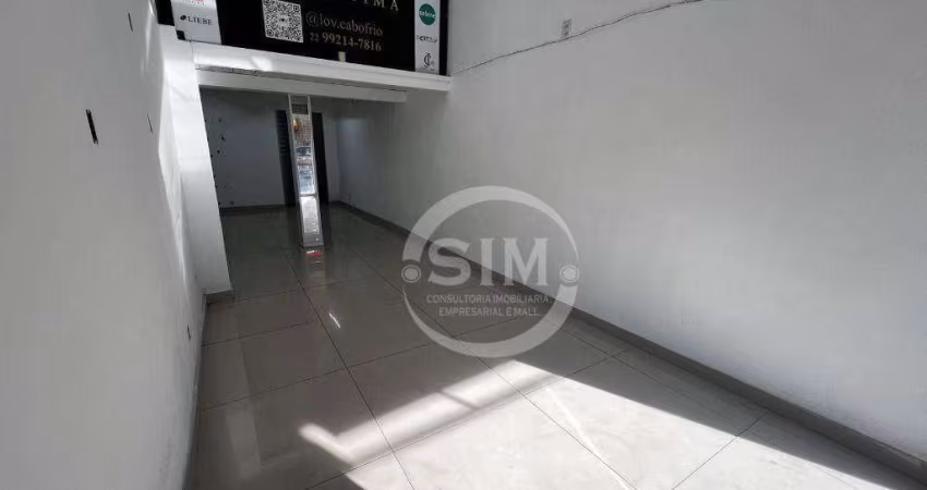 Loja para alugar, 58 m² por R$ 7.500/mês - Centro - Cabo Frio/RJ