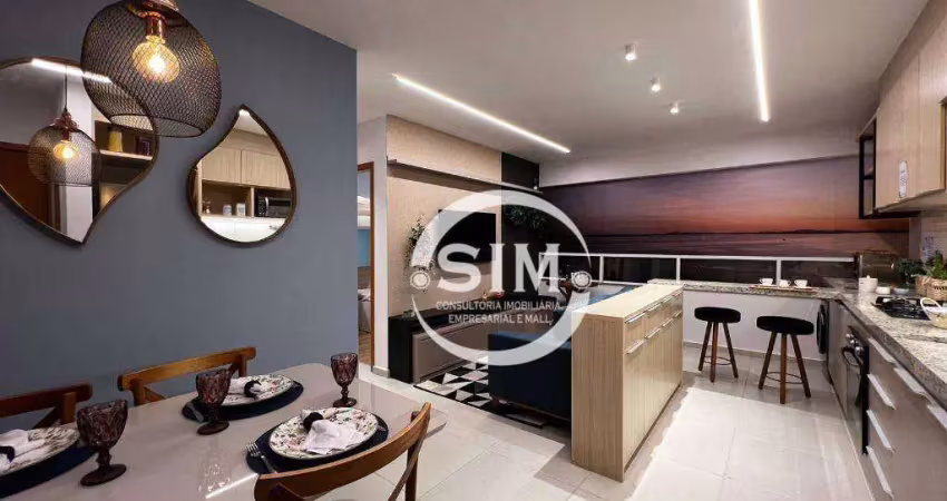 Apartamento com 2 dormitórios à venda, 45 m² por r$ 289.000,00 - baixo grande - são pedro da aldeia/rj