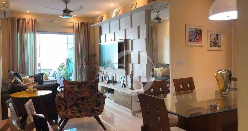 Apartamento com 2 dormitórios à venda, 94 m² por r$ 480.000,00 - palmeiras - cabo frio/rj