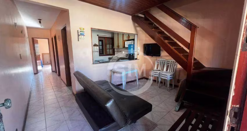 Apartamento com 1 dormitório à venda, 75 m² por r$ 290.000,00 - peró - cabo frio/rj
