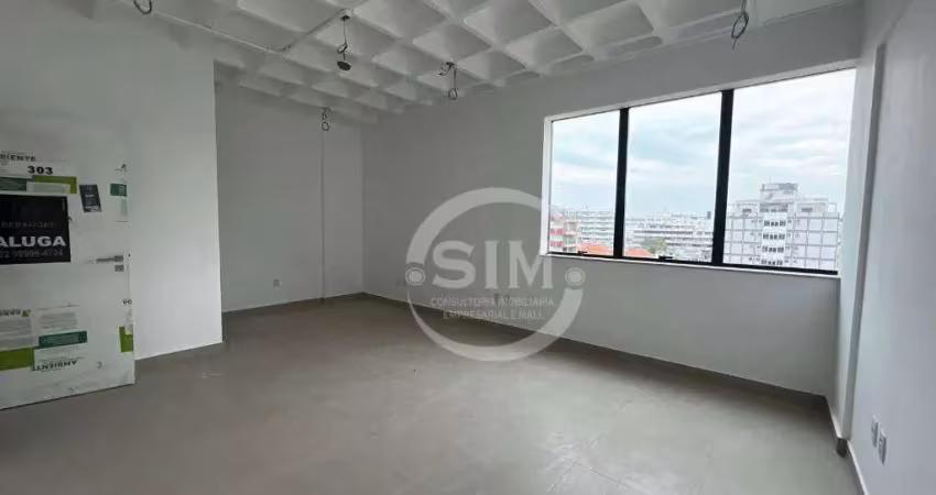 Sala para alugar, 64 m² por r$ 3.323/mês - passagem - cabo frio/rj