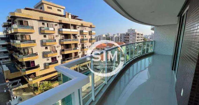 Apartamento com 3 dormitórios, 150 m² - venda por r$ 1.600.000,00 ou aluguel por r$ 5.900,00/mês - vila nova - cabo frio/rj