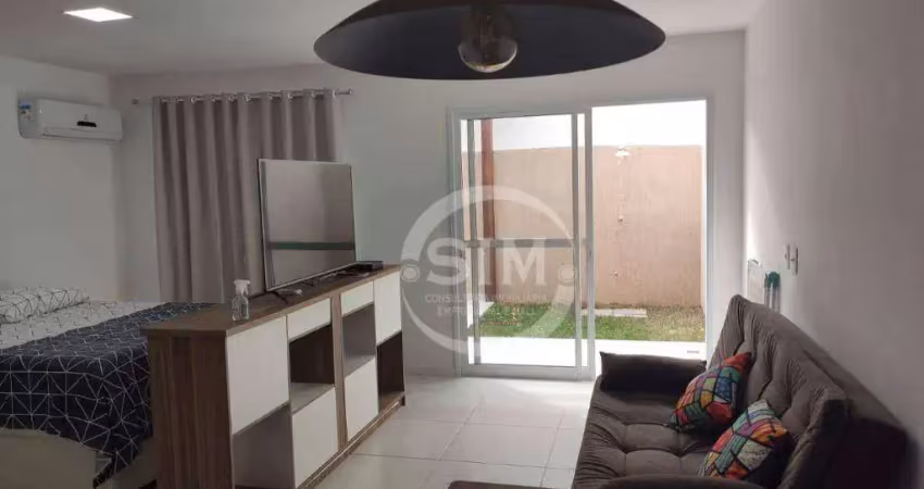 Apartamento com 1 dormitório à venda, 60 m² por r$ 500.000 - portinho - cabo frio/rj