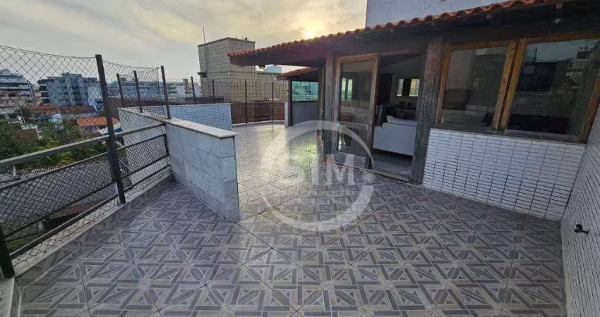 Cobertura com 3 dormitórios à venda, 185 m² por r$ 790.000,00 - braga - cabo frio/rj