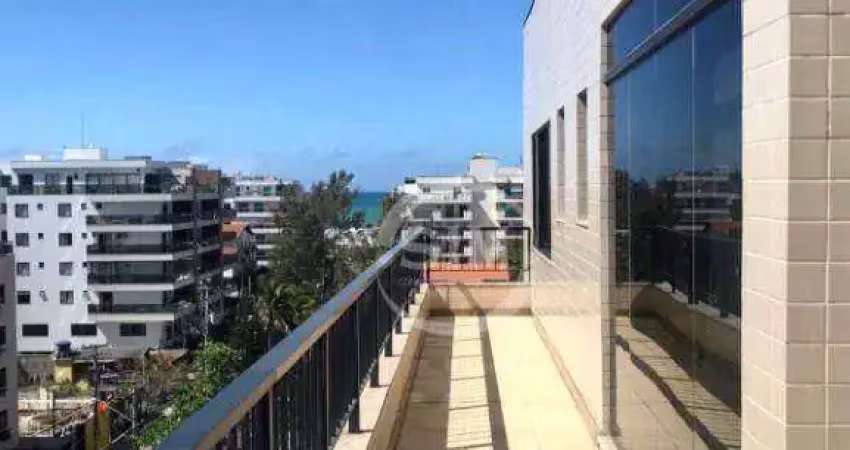 Cobertura com 4 dormitórios à venda, 207 m² por r$ 1.650.000 - vila nova - cabo frio/rj