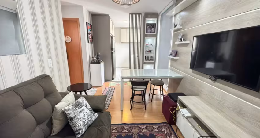 Apartamento semimobiliado 02 dormitórios no residencial azaleias