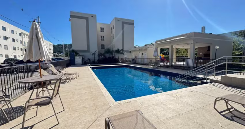 Apartamento 02 dormitórios em condomínio completo no bom viver/biguaçu