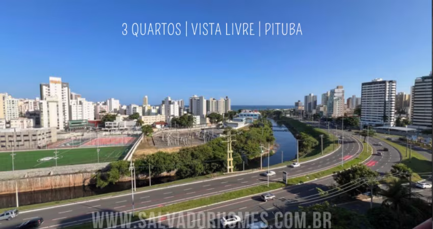 3 Quartos Vista Livre na Pituba