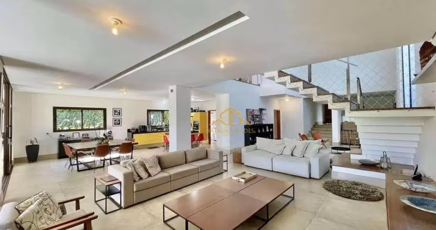 Casa com 5 quartos, sendo 5 suítes à venda, 610 m² por r$ 7.500.000 - granja viana - vintage - cotia/sp