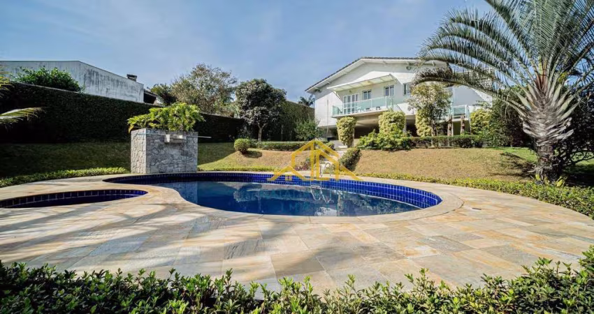 Casa térrea com 5 suítes à venda, 566 m² por R$ 2.385.000 - Granja Viana - Jardim Passargada I - Cotia/SP