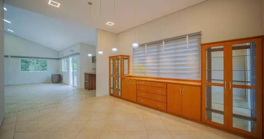 Casa térrea com 4 quartos com 535 m², aluguel por r$ 12.000,00 - aldeia da serra - barueri/sp