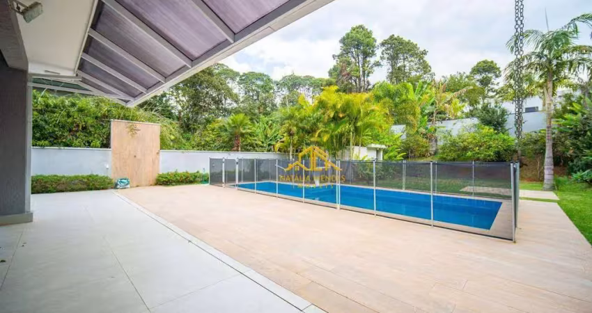 Casa com 4 quartos, sendo 4 suítes, 410 m² - venda por r$ 3.650.000 ou aluguel por r$ 25.000/mês - granja viana - vintage - cotia/sp