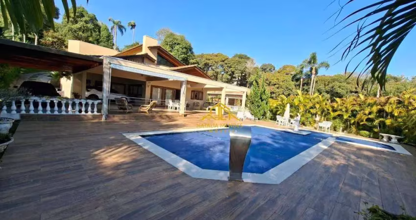 Casa com 4 quarto, sendo 2 suítes à venda, 527 m² por r$ 2.850.000 - bairro do carmo - ibiúna/sp
