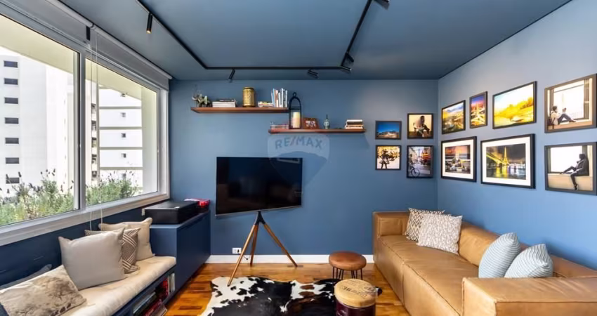 Apartamento à venda no Itaim Bibi com 87 m², 1 dormitório, 1 banheiro e 1 vaga por R$ 1.650.000,00.