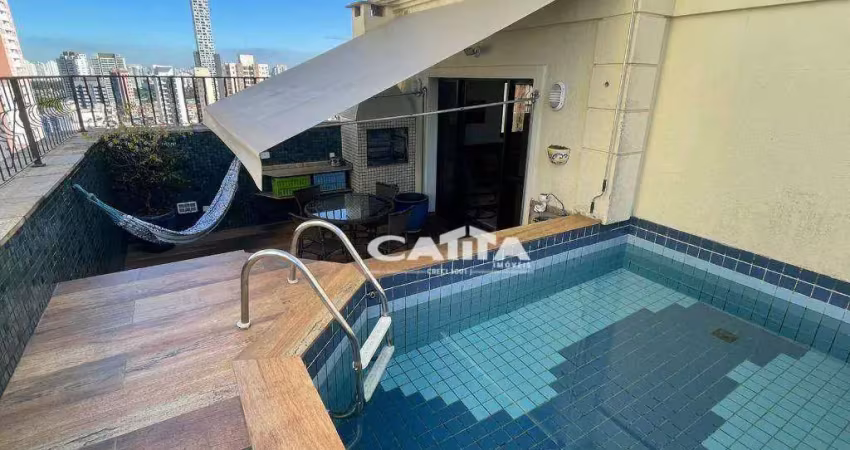 Cobertura à venda, 158 m² por r$ 1.470.000,00 - tatuapé - são paulo/sp