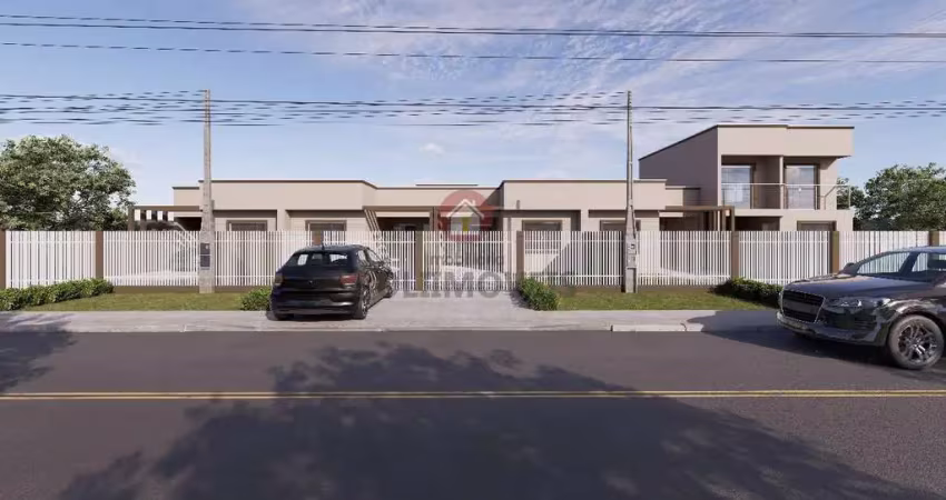 Casas geminadas disponíveis no porto das laranjeiras em araucária/pr.