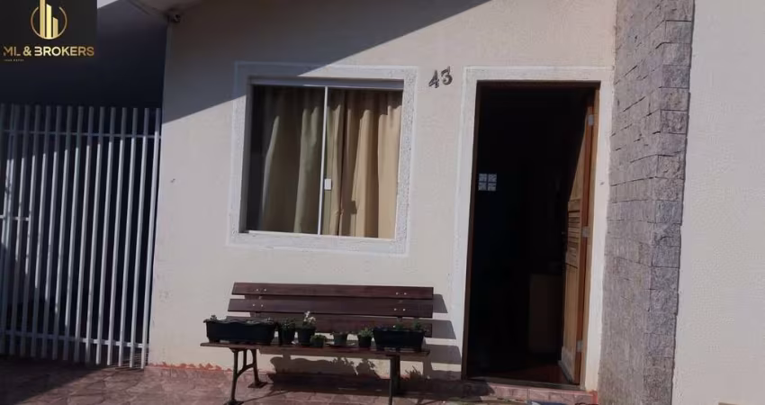Casa para Venda no bairro Campina da Barra em Araucária, 2 quartos, 2 vagas, Semi-Mobiliado, 48 m² de área total, 48 m² privativos,