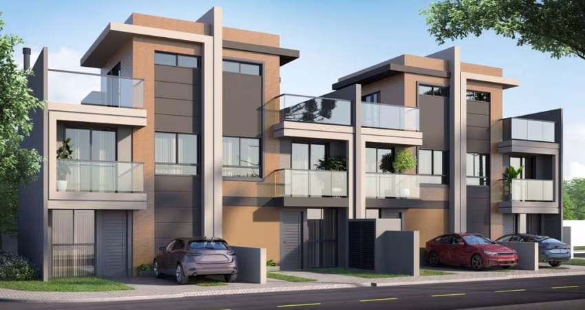 Casa para Venda no bairro Santa Cândida em Curitiba, 3 quartos sendo 1 suíte, 1 vaga, 112 m² privativos,