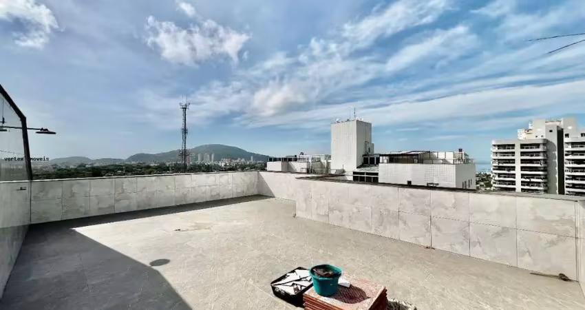 Cobertura para venda em guarujá, enseada, 2 dormitórios, 1 suíte, 2 banheiros, 2 vagas