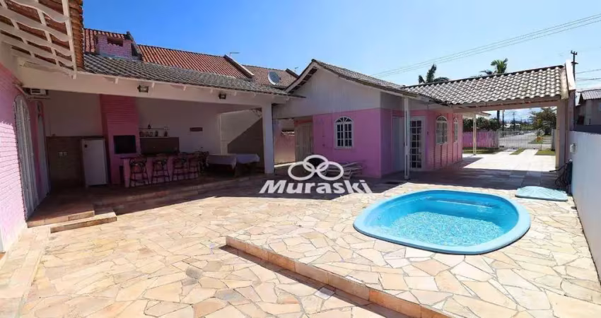 Casa com 4 dormitórios à venda, 144 m² por r$ 830.000,00 - nereidas - guaratuba/pr