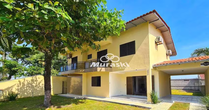 Casa com 4 dormitórios para alugar por diária - brejatuba - guaratuba/pr