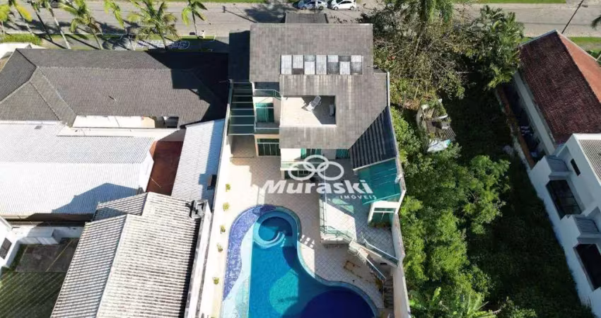 Casa com 7 dormitórios à venda, 750 m² por r$ 4.900.000,00 - brejatuba - guaratuba/pr