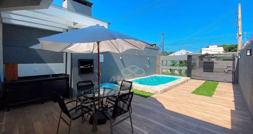 Casa com 3 dormitórios à venda, 100 m² por r$ 569.000,00 - nereidas - guaratuba/pr