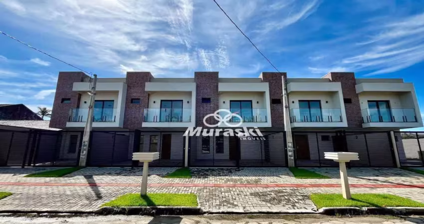 Sobrado com 3 dormitórios à venda, 96 m² por R$ 695.000,00 - Brejatuba - Guaratuba/PR
