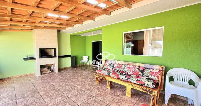 Casa com 3 dormitórios à venda, 94 m² por r$ 450.000,00 - nereidas - guaratuba/pr