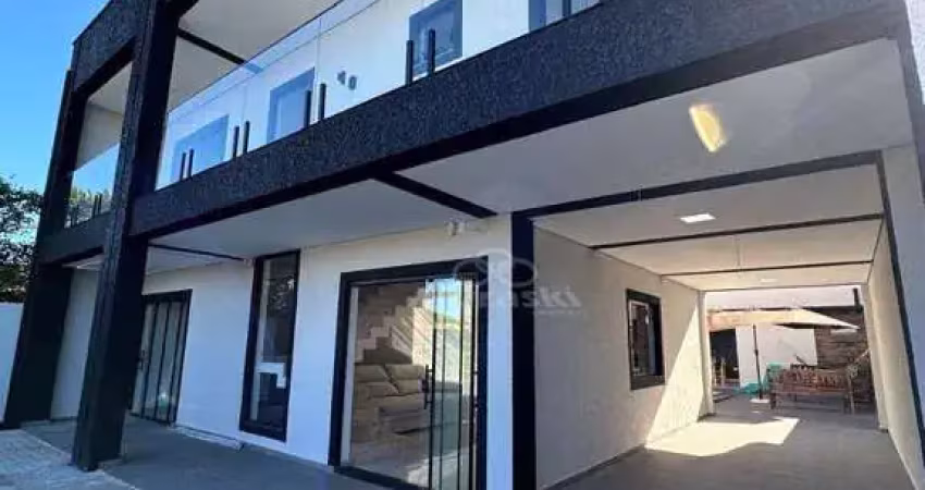 Casa alto padrão na barra do saí – 5 suítes, piscina e vista para o mar!