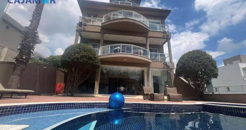Casa com 5 dormitórios à venda, 700 m² por r$ 7.400.000,00 - alphaville - santana de parnaíba/sp