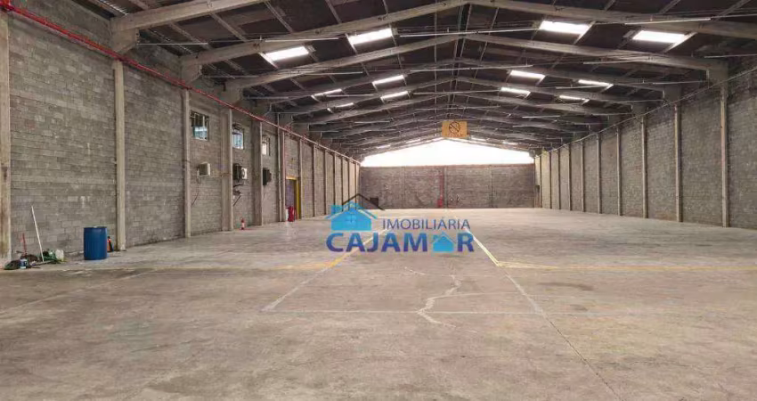 Galpão para alugar, 4500 m² por r$ 101.000/mês - jardim bahia (fazendinha) - santana de parnaíba/sp
