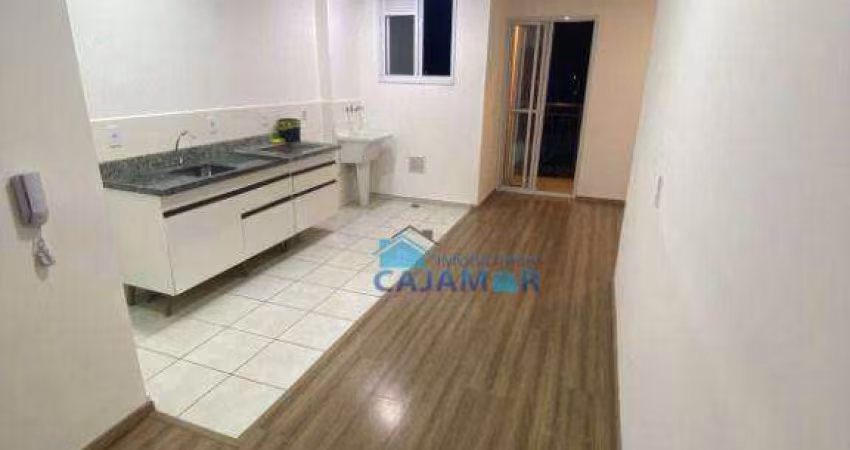 Apartamento com 2 dormitórios para alugar, 53 m² por R$ 2.100,00/mês - Jordanésia - Cajamar/SP