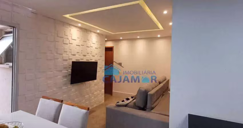 Apartamento com 2 dormitórios para alugar, 53 m² por r$ 2.500/mês - altos de jordanésia jordanésia - cajamar/sp
