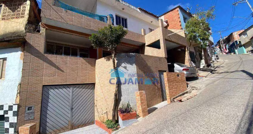 Casa com 3 dormitórios à venda, 240 m² por r$ 450.000 - são benedito (jordanésia) - cajamar/sp