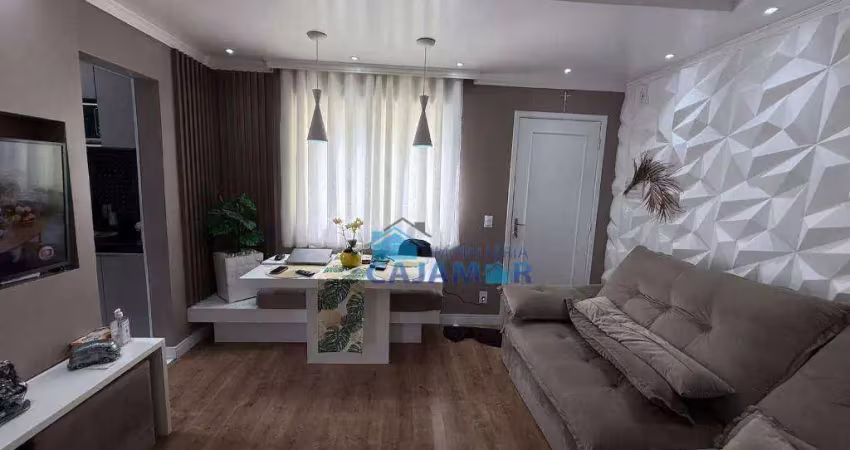 Apartamento com 2 dormitórios à venda, 47 m² por r$ 260.000,00 - paraíso (polvilho) - cajamar/sp