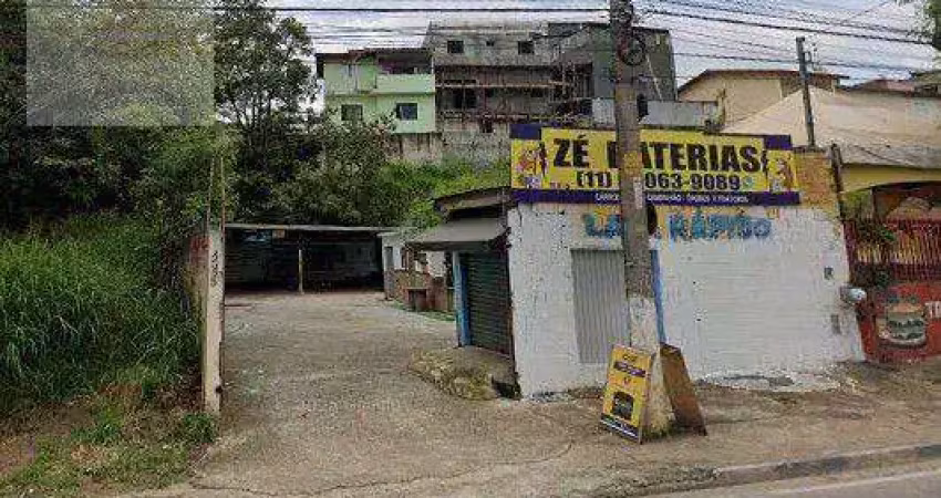 Terreno para alugar, 400 m² por r$ 5.000/mês - centro - cajamar/sp