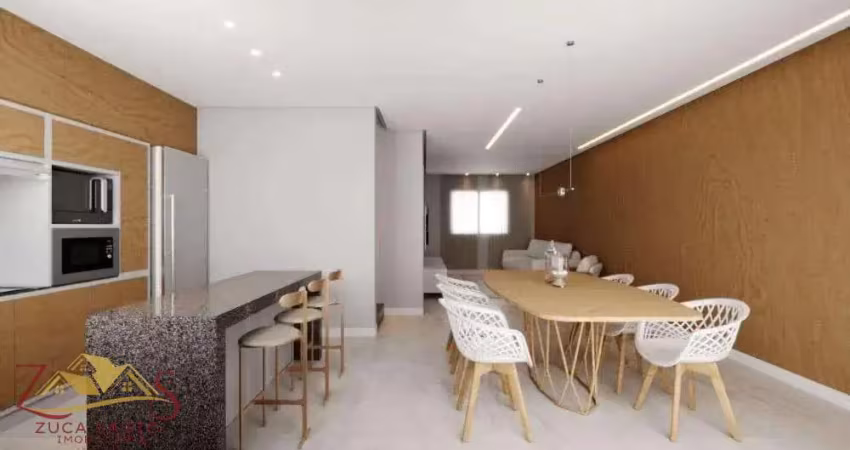 Sobrado à venda em são josé dos pinhais, cruzeiro, com 3 quartos, 105,94m²