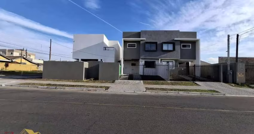Sobrado à venda em são josé dos pinhais, cruzeiro, com 3 quartos, 130m²