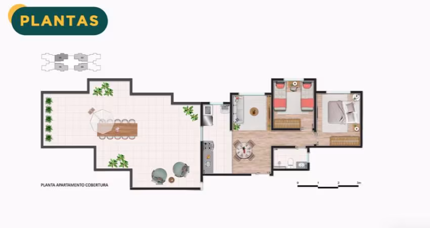 Conforto e praticidade em um só lugar: venha conhecer o Spazio Alto da Glória! Apartamento 2 quartos à venda no bairro