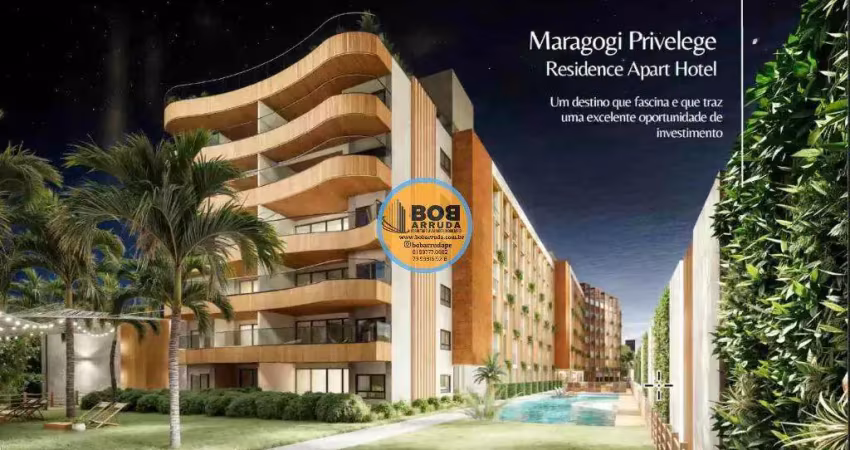 Flat com 1 quarto à venda na Av Beira Mar, Peroba, Maragogi