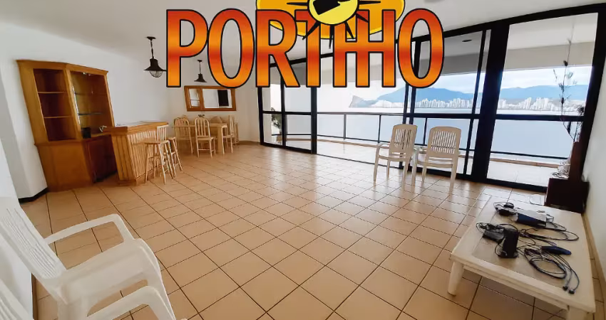 Apartamento na praia astúrias com  vista ao mar sendo 3 suítes
