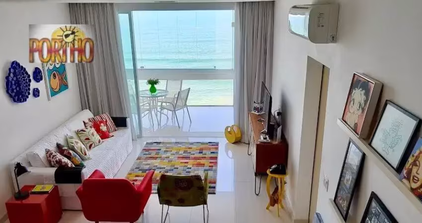 Apartamento reformado frente ao mar pitangueiras - 2 suítes