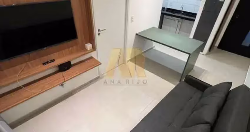 Smart stay izidro - quarto e sala mobiliado - prédio novo