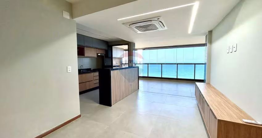 Apartamento para alugar no jaguah residence - 3/4, suíte e vista mar