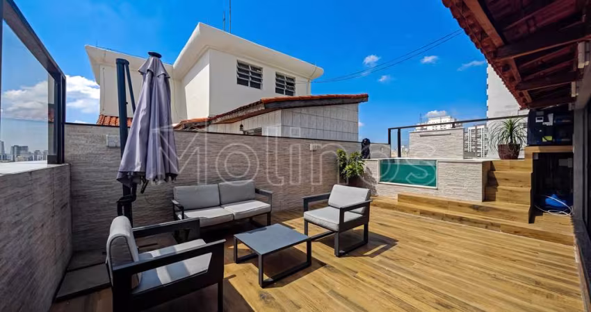 Apartamento Cobertura Duplex com churrasqueira, quintal e Hidro spa