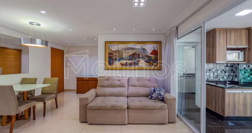 Apartamento á venda no Tatuapé , 92 m² , 2 dormitórios sendo 1 suite, andar alto, 2 vagas de garagem
