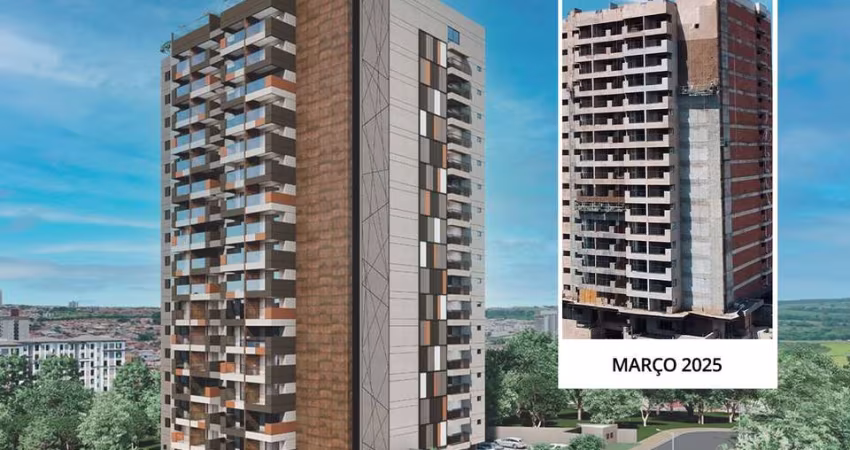 Apartamento para Venda em Ribeirão Preto, Santa Luzia, 1 dormitório, 1 banheiro, 1 vaga