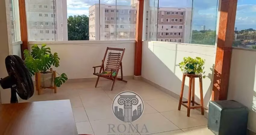 Venda de cobertura na city ribeirão, ribeirão preto-sp: 2 quartos, 3 salas, 2 banheiros, 1 vaga de garagem, 100m².