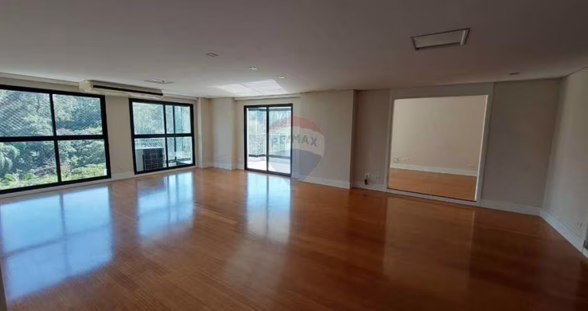 LOCAÇÃO de apartamento Alto Padrão de 371m² com 4 suítes e 5 vagas - Reserva Casa Grande Torre Plátano - Chác. Flora